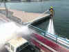 Dubai firefighters demo water jet packs