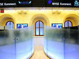 Redesigned trading booth at NYSE