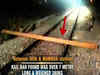 Mishap averted near Mumbai as big iron bar found on train track