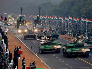 India shows off military might at 68th Republic Day parade