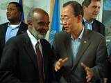 UN Secretary General Ban Ki-moon visits Haiti