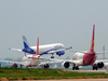 Indigo plane causes runway closure at Delhi airport; Flights running an hour late