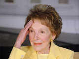 Former US First lady Nancy Reagan