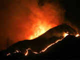 Forest fire in Caracas