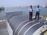 In a first, solar power lights up Indian warship
