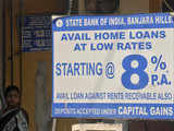 A bank advertisement for home loans in Hyderabad