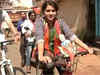 BJP leaders pedal through Mumbai streets to woo voters