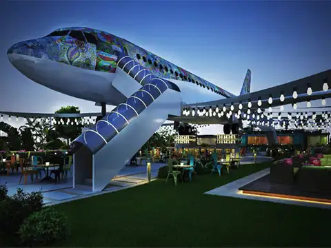 It is an actual flight - Hawai Adda, this Ludhiana restaurant is 