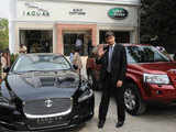 Jaguar-Land Rover showroom inauguration