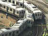 Two commuter trains derail in Philadelphia
