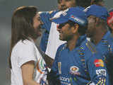 Sachin greeted by Nita Ambani