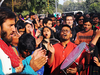 JNU students' stir "peaceful", says police; University disagrees