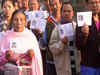 Manipur polls: People queue outside polling booth to cast their ballot