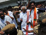 Police detained G. Kishan Reddy and Bandaru Dattratreya