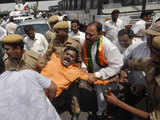 Police detained BJP supporters