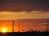 Sun rises over launchpad for Soyuz TMA-18