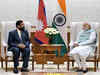 Nepal's Deputy Prime Minister Bimalendra Nidhi meets PM Modi