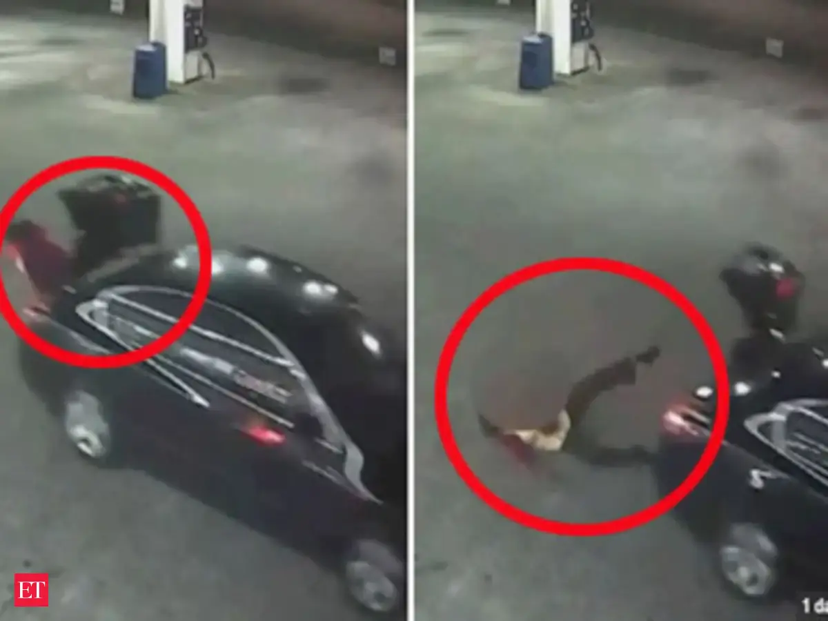 On cam: Woman jumps out of moving car to escape kidnapping - The ...