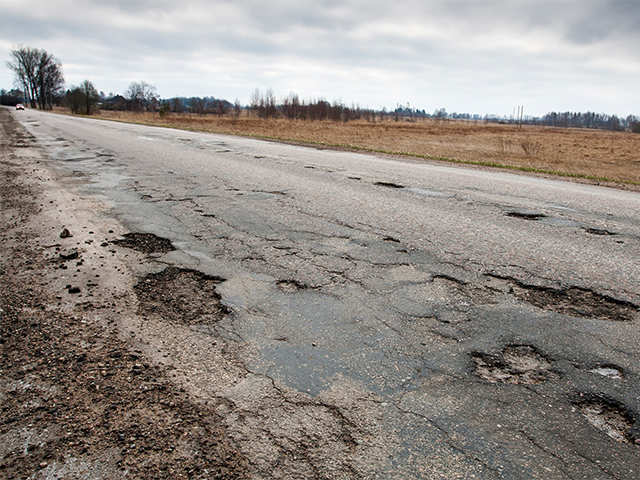 All state roads are pothole-free