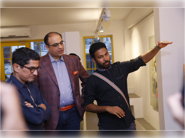 Winner Sitaram Swain discusses his artwork