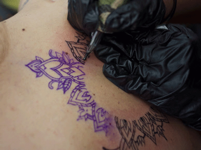New tattoo studio uses ink that fades in a year to ensure regretfree  designs  The Independent