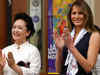 Melania Trump and China's first lady visit Palm Beach school