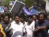 Meerut: BSP workers protest against EVM tampering