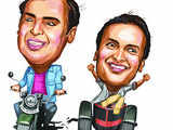 Mukesh 'Jai' Ambani and Anil 'Veeru' Ambani