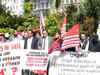 Anti-Pakistan protest in London over human rights violations in PoK, Gilgit