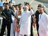 PM Narendra Modi gets rousing welcome during his roadshow