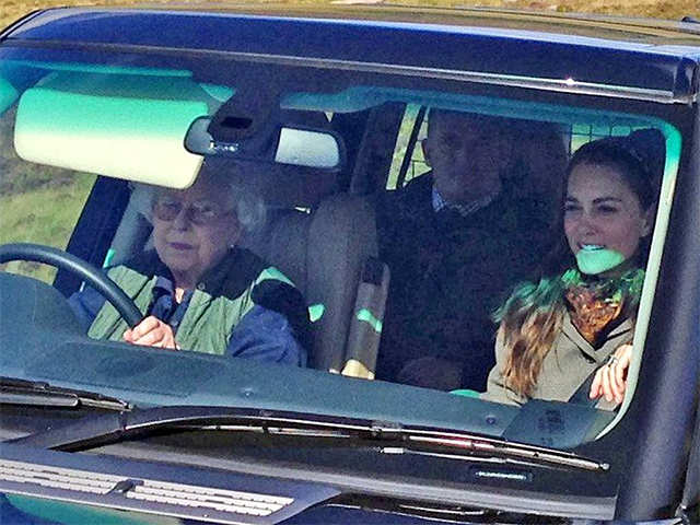 The Queen can drive without a licence
