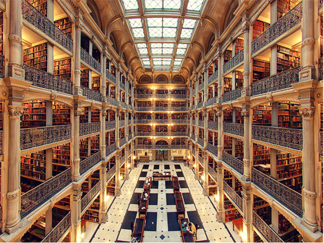 George Peabody Library, Johns Hopkins University, Baltimore