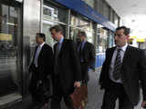 Poul Thomsen arrives for talks at Greek Fin Ministry