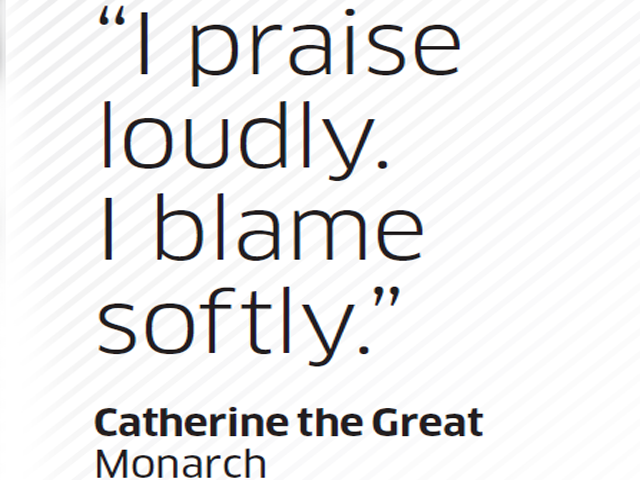 Quote by Catherine the Great