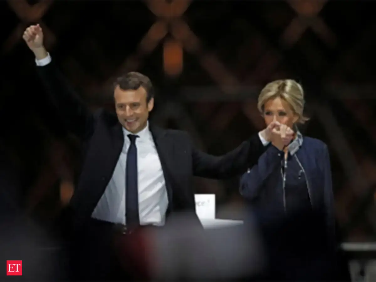 Emmanuel Macron wins historic French election - The Economic Times ...