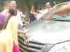 Health officials protest in front of Delhi CM's car, Kejriwal ignores them