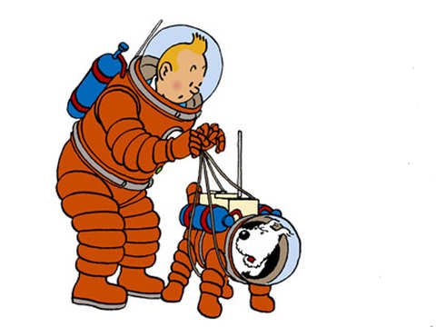 Tintin On The Moon
