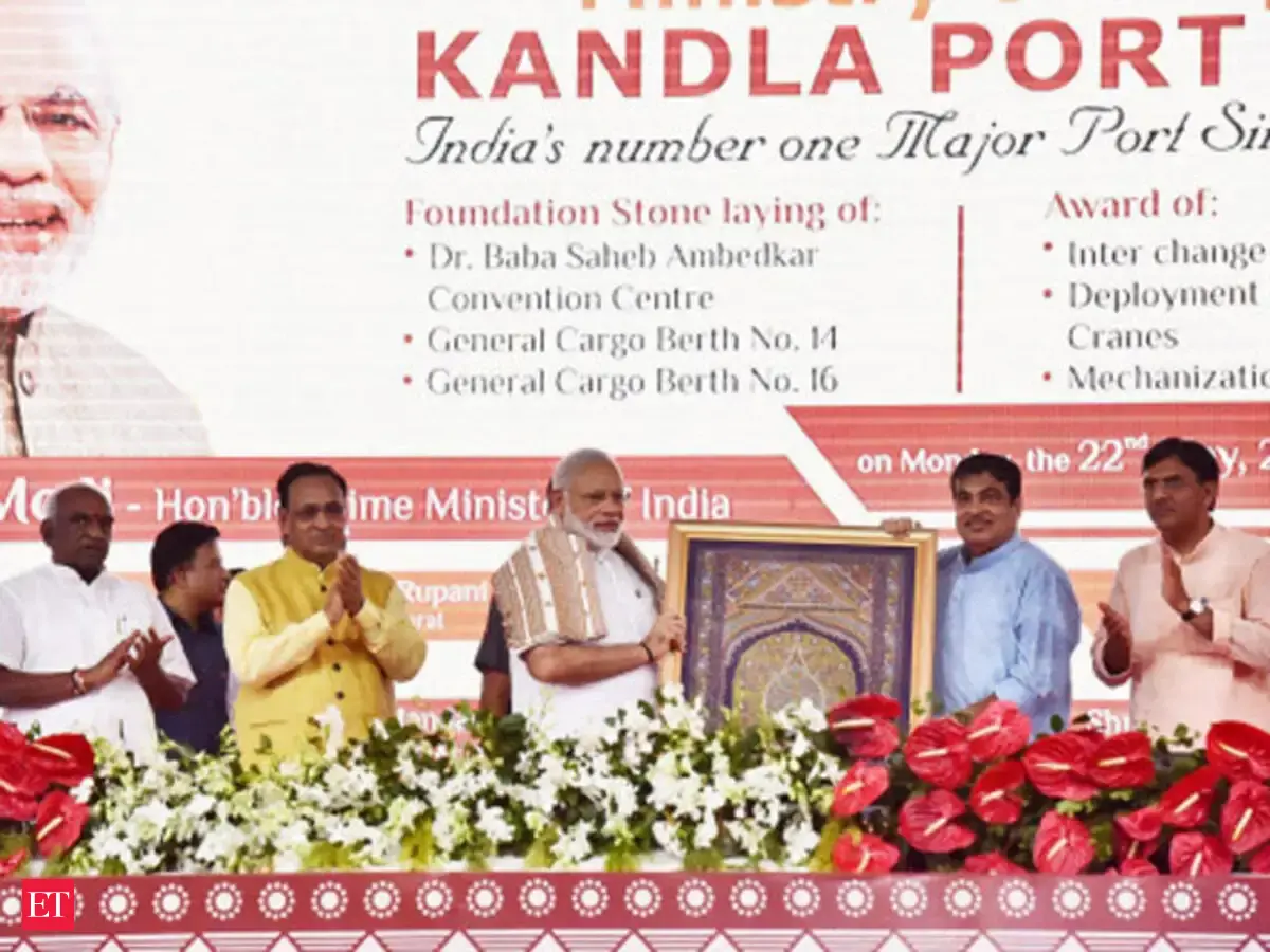 Kandala In India Map Kandla Port: Kandla Port Will Be On Global Map Soon: Narendra Modi - The  Economic Times