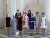 NATO leaders' spouses visit Laeken royal palace