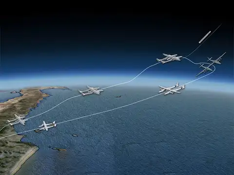 Launching rockets mid-air