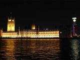 London exit poll projected onto Big Ben