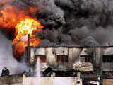 Fire at a chemical factory in Gurgaon