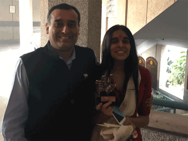 Amit Burman’s daughter Diya prepares for university life at the Stern School of Business. Amit Burman’s daughter Diya prepares for university life at the Stern School of Business.