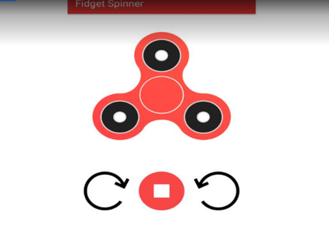 Spinner logo design entertaining gaming device Vector Image