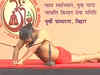 Champaran residents join Baba Ramdev to perform Yoga