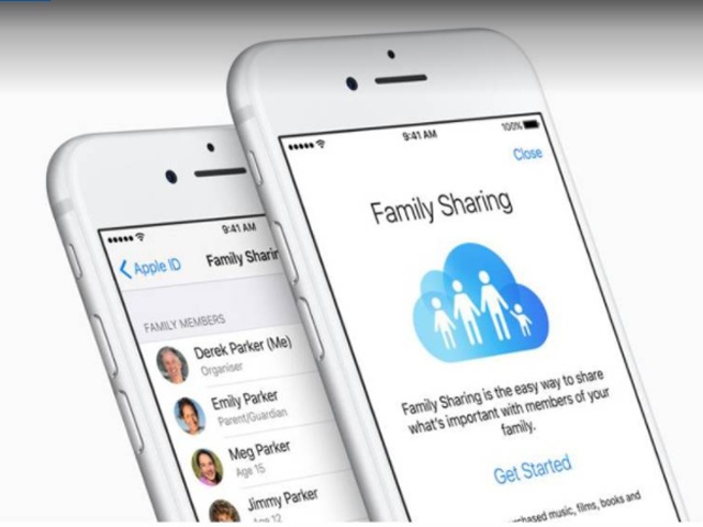 iCloud family storage plans