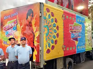 Mobile theatre vans offer high-quality viewing experience to villagers and a platform for government schemes. Mobile theatre vans offer high-quality viewing experience to villagers and a platform for government schemes.