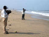 Tsunami alert in Marina Beach, Chennai