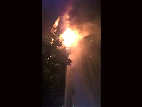 "We can't leave our apartments, the smoke is too bad on the corridors"
