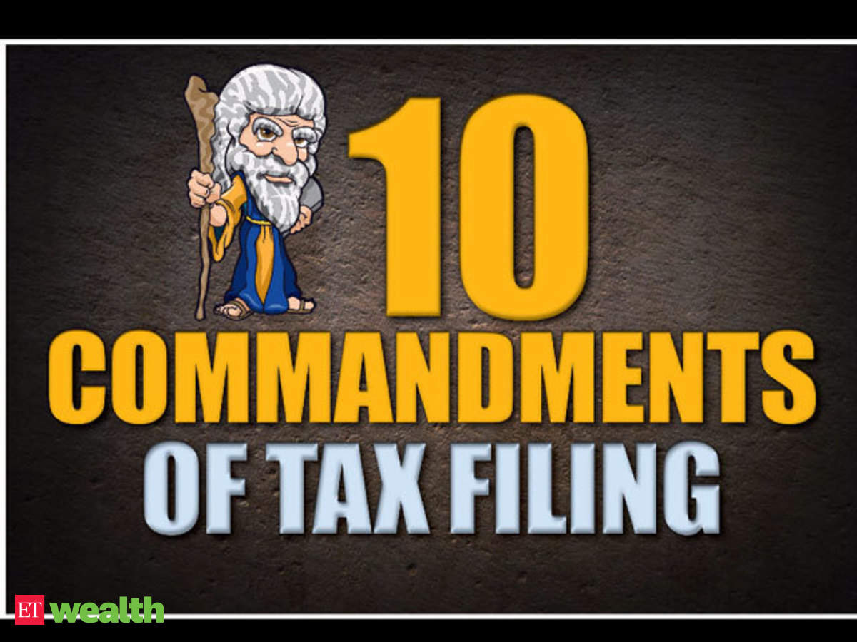 Income Tax Return Filing Ten Rules You Must Follow While - 